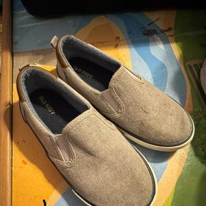 Old Navy Kids Beige Slip-On Sneakers